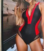 Badpak nieuw maat S / 36, Zwart, Nieuw, Badpak, Ophalen of Verzenden