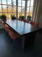 Eetkamertafel Kolom - Keijser&Co, Huis en Inrichting, Tafels | Eettafels, Ophalen, Gebruikt, 100 tot 150 cm, 200 cm of meer