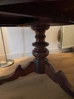 Antieke Mahonie Eettafel, Huis en Inrichting, Tafels | Eettafels, Gebruikt, 100 tot 150 cm, Rond, Ophalen of Verzenden
