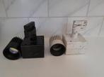Erco spots, draaibaar, 2 stuks voor € 60,-, Halogeen, Metaal of Aluminium, Ophalen of Verzenden, Zo goed als nieuw