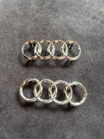 Audi logo - ringen chroomkleur, Gebruikt, Achterklep, Voor, Audi