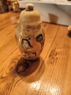 Satsuma Japans porselein potje met deksel (beschadigd), Ophalen of Verzenden