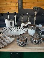 Decoratie wit met zilver, Huis en Inrichting, Woonaccessoires | Kransen, Ophalen of Verzenden, Zo goed als nieuw