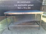 RVS Werktafel Gelast # VERKOCHT #, Ophalen, 150 tot 200 cm, Zo goed als nieuw, Minder dan 100 cm