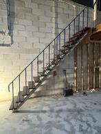 Stalen trap, Doe-het-zelf en Verbouw, Ladders en Trappen, Ophalen, Gebruikt, 2 tot 4 meter