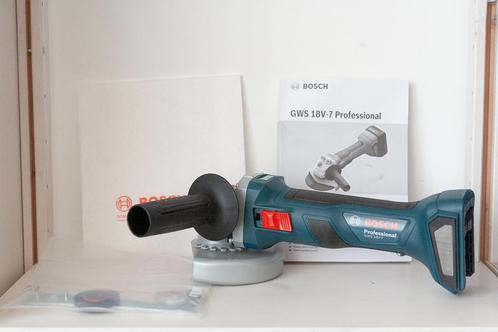 Bosch GWS 18V-7 125 brushless 18v accu haakse slijper solo, Doe-het-zelf en Verbouw, Gereedschap | Slijpmachines, Nieuw, Haakse handslijpmachine