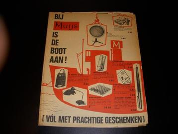 Sinterklaas folder Muijs kantoorboekhandel Haarlem  beschikbaar voor biedingen