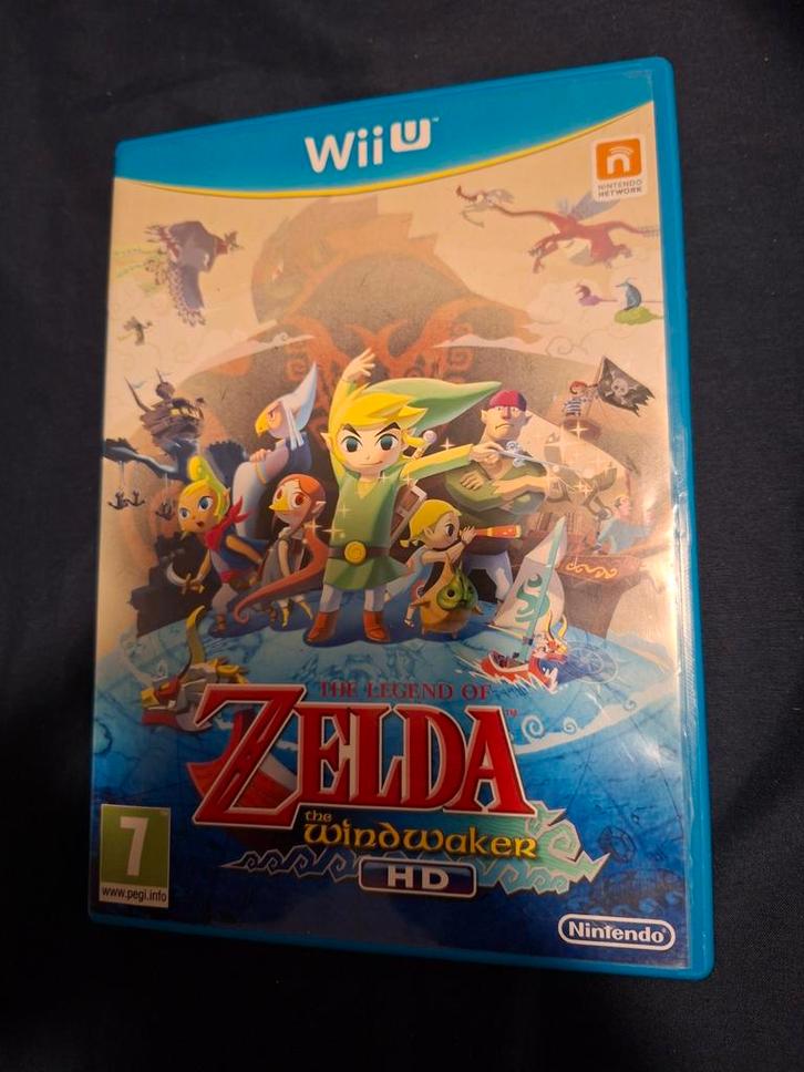 Zelda Wind Waker HD - Wii U, Spelcomputers en Games, Games | Nintendo Wii, Zo goed als nieuw, Avontuur en Actie, 1 speler, Vanaf 7 jaar