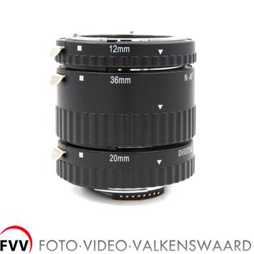Digital tussenring set voor Nikon metaal ook voor Fulframe beschikbaar voor biedingen