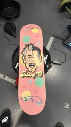 Gesigneerd deck Johnny-O, Ophalen of Verzenden, Zo goed als nieuw, Skateboard