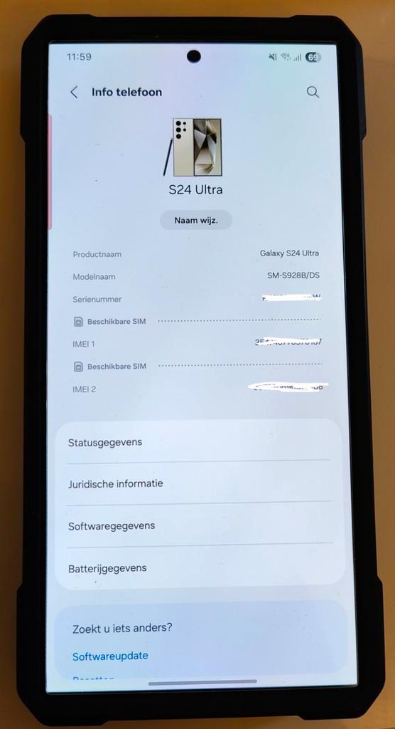 Samsung Galaxy S24 5G Ultra 12GB+256GB Titanium Yellow, Telecommunicatie, Mobiele telefoons | Samsung, Zo goed als nieuw, Galaxy S24