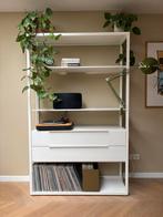IKEA kast | Fjalkinge | wit | met 2 lades | platenkast, Huis en Inrichting, Ophalen, Zo goed als nieuw