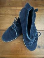 Veterschoenen dames Ab Donkers donkerblauw suede mt 37,5, Blauw, Ophalen of Verzenden, Gedragen, Schoenen met lage hakken