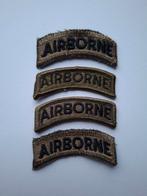 US airborne tabs, Ophalen of Verzenden, Landmacht, Amerika, Embleem of Badge