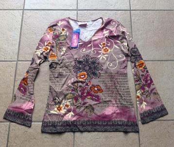 Liefs Bo top bruin longsleeve shirt maat 40 / 42 - NIEUW! beschikbaar voor biedingen