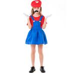 Mario kostuum, Carnaval, kind, rokje, verkleedkleding, Nieuw, Ophalen of Verzenden