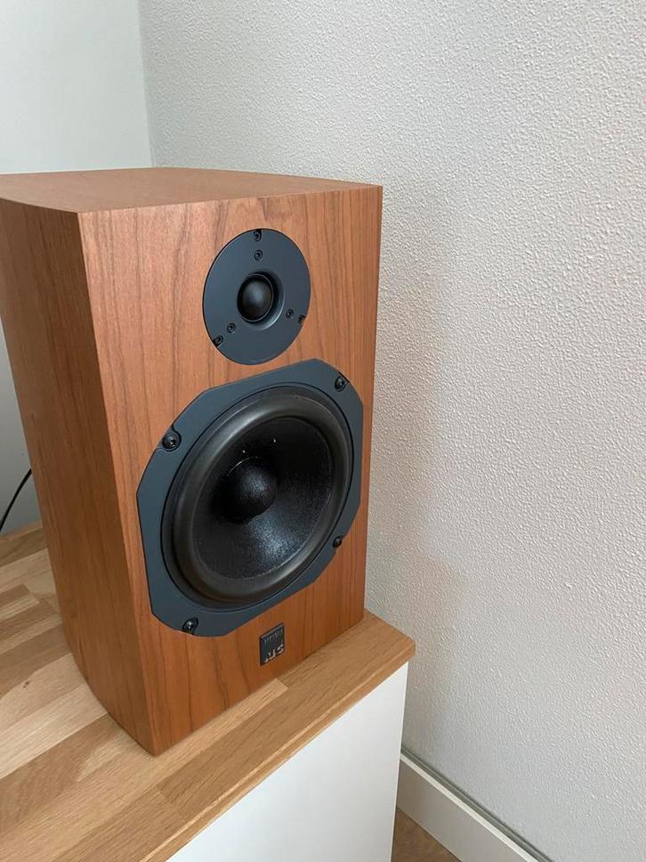ATC SCM 11 set cherry in nieuwstaat, Audio, Tv en Foto, Luidsprekers, Zo goed als nieuw, Front, Rear of Stereo speakers, Minder dan 60 watt