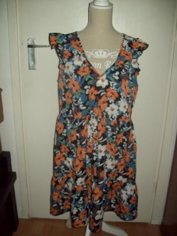 NIEUW! Schattige leuke ibiza bloem vintage jurk maat L 42 44 beschikbaar voor biedingen