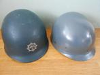 Staalhelm Nato M1 uitvoering politie / M.E., Ophalen of Verzenden, Overige soorten, Nederland, Helm of Baret