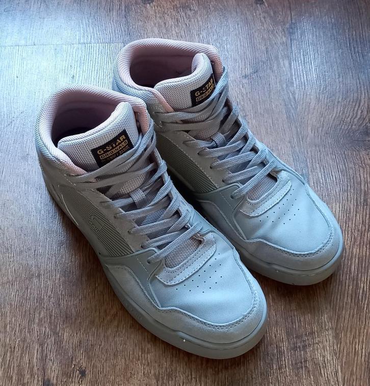 G-Star Raw Dames Sneakers Hoog - Lichtgrijs - Maat 40, Kleding | Dames, Schoenen, Zo goed als nieuw, Sneakers of Gympen, Grijs