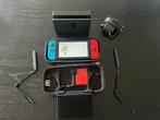 Nintendo Switch V2 | Rood-Blauw | Met Dock, Case + Optie voo, Switch 2019 Upgrade, Met games, Met 2 controllers, Ophalen of Verzenden