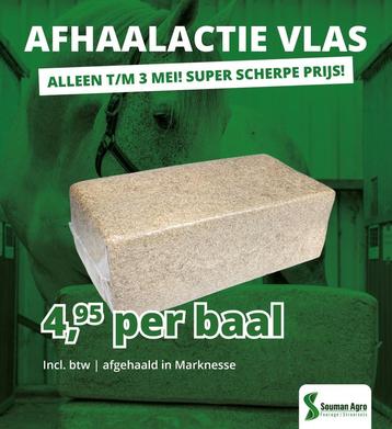 Afhaalactie vlas!  beschikbaar voor biedingen
