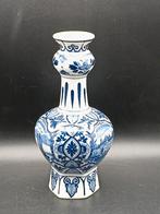 Fraaie Delfts Blauwe Antieke Mosa Knobbelvaas 23,5cmh 1900, Ophalen of Verzenden