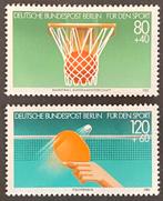 Berlin Duitsland  1985 SGb694/b695 tafeltennis basketbal -5, Ophalen of Verzenden, Postfris