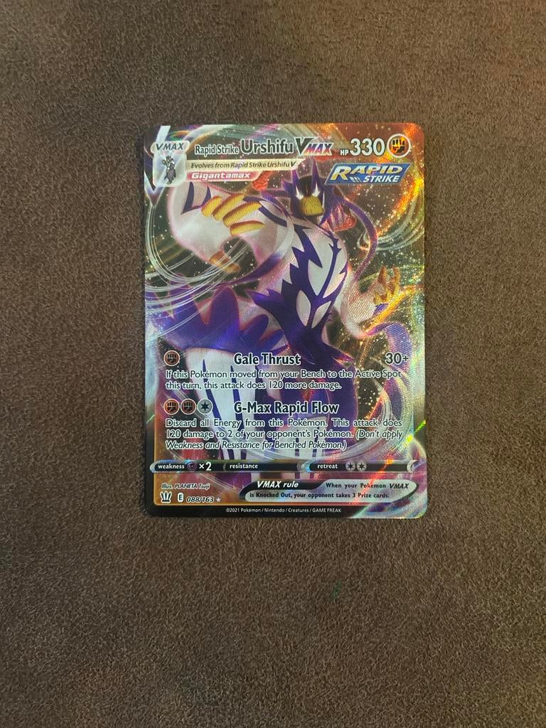Rapid Strike Urshifu VMAX - Gloednieuw!, Ophalen of Verzenden, Nieuw, Losse kaart, Foil