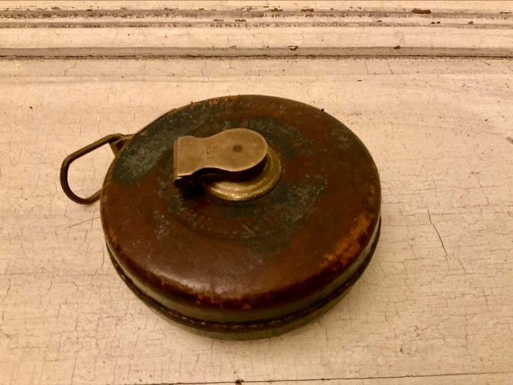 Leren meetlint *floor epe*, Antiek en Kunst, Antiek | Gereedschap en Instrumenten, Ophalen of Verzenden
