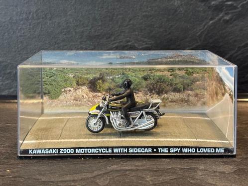 Kawasaki Z900 Motercycle With Sidecar * The Spy Who Loved Me, Hobby en Vrije tijd, Modelauto's | 1:43, Nieuw, Auto, Overige merken
