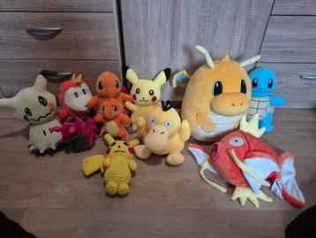verzameling pokemon knuffels  beschikbaar voor biedingen