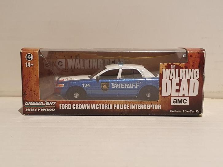 Greenlight 1/64 The Walking Dead Ford Crown Victoria, Hobby en Vrije tijd, Modelauto's | Overige schalen, Nieuw, Auto, Ophalen of Verzenden