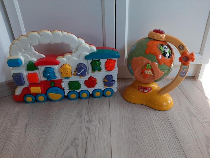 Vtech Globe en Dierentrein, Kinderen en Baby's, Speelgoed | Vtech, Gebruikt, Ophalen of Verzenden