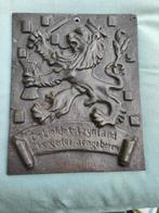 Brons / metalen bord 2de WO, Verzamelen, Militaria | Tweede Wereldoorlog, Ophalen of Verzenden, Landmacht, Nederland, Overige typen