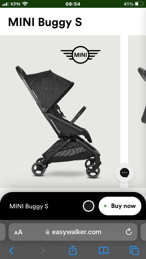 Easy walker Mini buggy s, Kinderen en Baby's, Buggy's, Gebruikt, Overige merken, Zonnekap, Ophalen