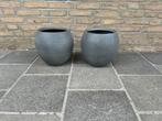 Grijze bloempotten, Ophalen, Gebruikt, Rond, Minder dan 25 cm