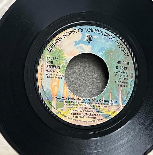 Faces / Rod Stewart - You can make me dance… 7” UK 1974, Cd's en Dvd's, Vinyl Singles, Gebruikt, Pop, Ophalen of Verzenden