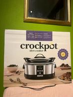 Crockpot Slowcooker 5,7L, 250watt - Nieuw in doos!, Ophalen of Verzenden, Timer, Nieuw