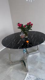 Mooi erik kuster style tafel, Glas, Rond, Ophalen of Verzenden, Zo goed als nieuw