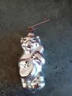 Antieke glazen kerstbal beertje met banjo, Diversen, Kerst, Ophalen