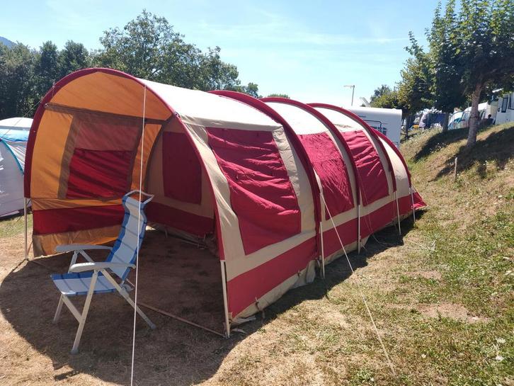 Tunneltent - Vrijbuiter Hickory 320, Caravans en Kamperen, Tenten, tot en met 4, Zo goed als nieuw, Ophalen