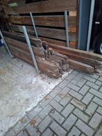 hardhouten palen 6x6cm  gebruikt in zeer goede staat, Tuin en Terras, Palen, Balken en Planken, Ophalen, Zo goed als nieuw, 180 tot 250 cm