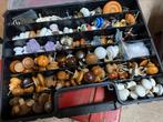 Partij oude brocante deurknoppen greepjes hang en sluitwerk, Ophalen of Verzenden, Gebruikt, Koper of Messing, Klink of Kruk