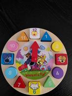 Woezel en Pip Houten Klok Puzzel, Ophalen, Gebruikt, Puzzelen