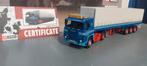 Scania 111 4x2 met classic trailer Erik h nielsen wsi, Hobby en Vrije tijd, Modelauto's | 1:50, Ophalen of Verzenden, Nieuw, Bus of Vrachtwagen