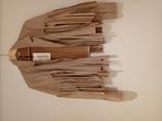Nieuw franje jasje kleur Beige., Ophalen of Verzenden, Zo goed als nieuw, Maat 46/48 (XL) of groter, Beige