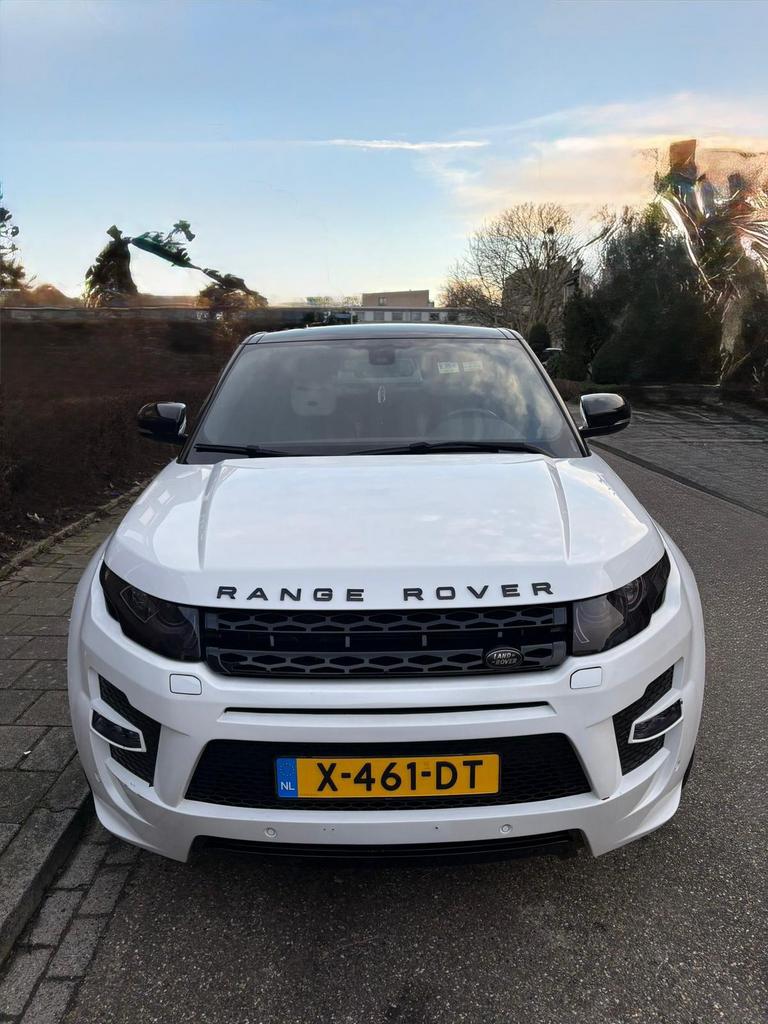 Land Rover Range Rover Evoque SI4 4WD AUT 2013 Wit, Auto's, Automaat, 1800 kg, Zwart, Wit