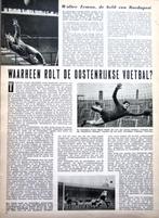 Artikel over voetbal 1953 Oostenrijk Zeman, Verzamelen, Tijdschriften, Kranten en Knipsels, Verzenden, 1940 tot 1960, Knipsel(s)