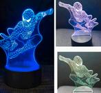 Spiderman 3D lamp NIEUW, Kinderen en Baby's, Ophalen of Verzenden, Nieuw, Lamp